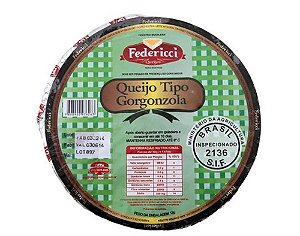 Queijo Gorgonzola Peça por kg - Federicci