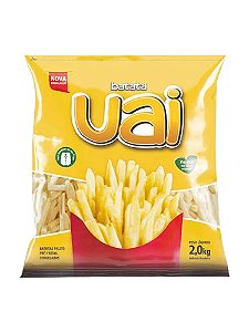 Batata Palito Tradicional 9 mm Congelada Pacote 2 kg - UAI