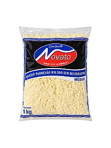 Queijo Parmesão Ralado Médio 3mm Pacote 1 kg - Novato