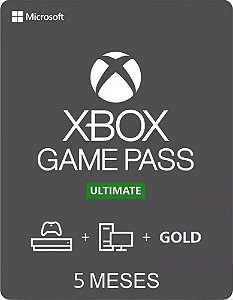Xbox Game Pass Ultimate 5 Meses Código Brasil