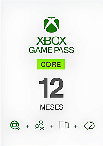 Game Pass Core 12 Meses Brasil