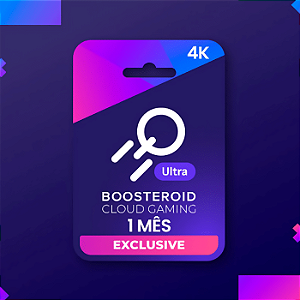 Boosteroid Cloud Gaming 4k Ultra 1 Mês