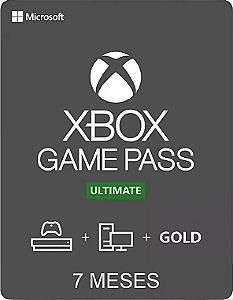 Xbox Game Pass Ultimate 7 Meses para Novos Usuários