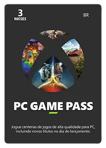 Xbox PC Game Pass 3 Meses