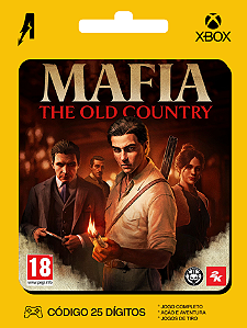 Mafia The Old Country Xbox One