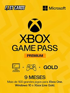 Xbox Game Pass Premium 9 Meses Brasil