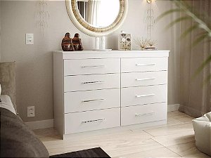 Cômoda - 8G - Genova plus - Branco