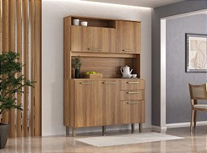 Cozinha Compacta 352 - 5P - 1,30M  - Avelã
