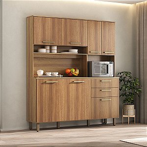 Cozinha Compacta 352 - 7P - 1,65M  - Avelã