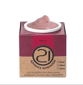 Nails 21 Gel Blindagem Nude 30ml
