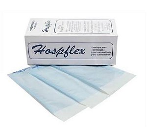Hospeflex Envelope para esterilização autocolante 9x26- 100un