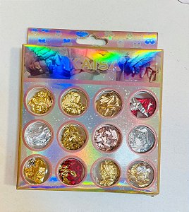 Kaisa Kit folha de Ouro 12 peças