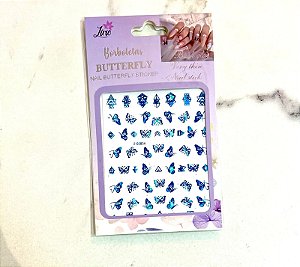 Adesivo Borboleta Azul
