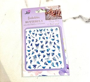 Adesivo Borboleta Azul