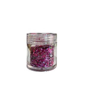 Potinho de Glitter Rosa