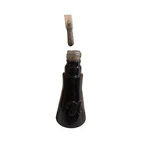 Esmalte Doce Crystal Glitter Prata Nati Cosméticos 8g