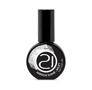 Nails 21 Top Coat Mirror Shine Milky 12 ml