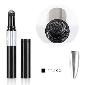 Caneta Pó Cromo Prata T102