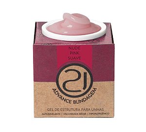Nails 21 Gel Blindagem Advance Nude Pink Ecoline 32g