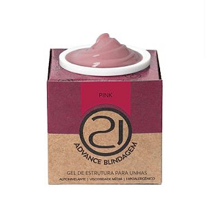 Nails 21 Gel Blindagem Advance Pink Ecoline 32g