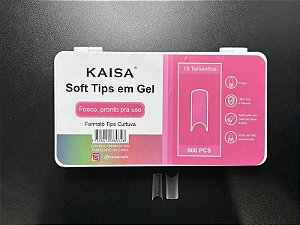 CAIXA 500 TIPS SOFT GEL KAISA - CURVATURA C
