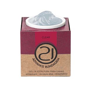 Nails 21 Gel Blindagem Advance Clear Ecoline 32g