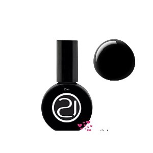 Nails 21 Esmalte Preto Fantástico 12ml