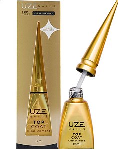 UZE NAILS TOP COAT CLEAR DIAMOND 12ML