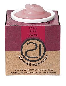 Nails 21 Gel Advance Blindagem Nude Pink Suave 34g