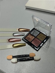 Paleta de Pó Cromo 4 cores