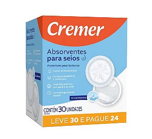 Cremer Absorvente para seios 30un