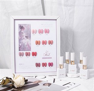 D&z Kit Luxo Coleção Aurora 12 Esmaltes 15ml cada