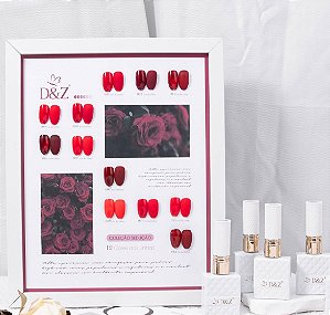 D&z Kit Luxo Coleção Sedução 12 Esmaltes 15ml cada