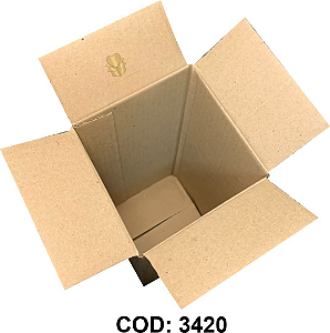 Caixa de Papelão Maleta Normal 10x10x25cm - Pacote com 100