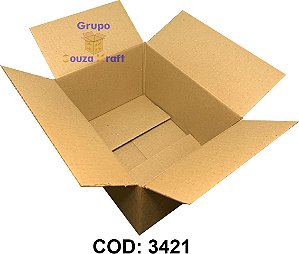 Caixa de Papelão Maleta Normal 18x14x10cm - Pacote com 100