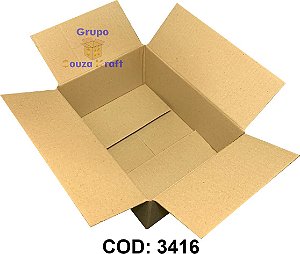 Caixa de Papelão Maleta Normal 20x14x8cm - Pacote com 100