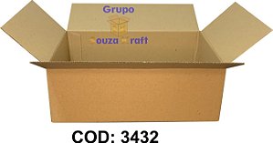 Caixa de Papelão Maleta Normal 30x19x11cm - Pacote com 50