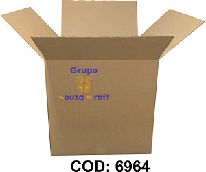 Caixa de Papelão Maleta Normal 50x50x50cm - Pacote com 10