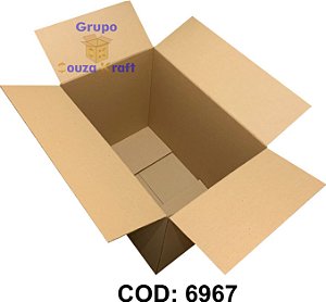 Caixa de Papelão Maleta Normal 60x40x50cm - Pacote com 10