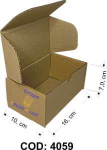 Caixa de Papelão SEDEX Corte Vinco 16x10x7 - Pacote com 100