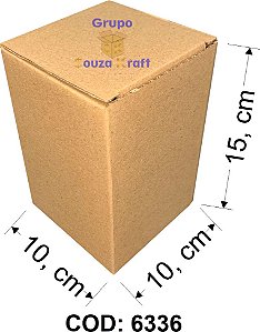 Caixa Cartucho 10x10x15 - Pacote com 100
