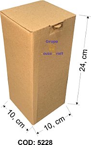 Caixa Cartucho 10x10x24 - Pacote com 100