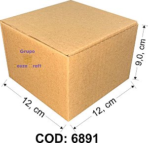 Caixa Cartucho 12x12x9 - Pacote com 100