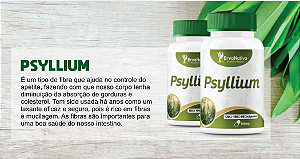 Psyllium, 500 Mg, 100 Capsulas, Rico em Fibras.