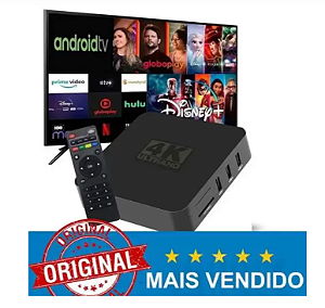 Smart tv, Conversor, Tvbox 4k Wifi, Internet Tv, Novo