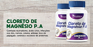 Cloreto De Magnésio P.A, 500 Mg, 100 Cápsulas