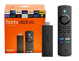 Fire Tv Stick Lite, FHD, Amazon, Alexa, Novo, Original.