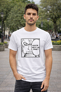 Camiseta Frank One Piece "EXISTIR NÃO É UM CRIME!"