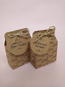 100 Caixinhas para bem casado, bem vivido ou brownie - Estampa Love
