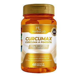 Curcumax (Ext. Cúrcuma) 60 Caps - Herbolab